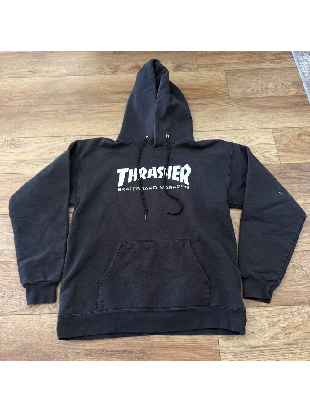 Vintage Y2K Thrasher Skate Mag Hoodie Spade Tag Men S
